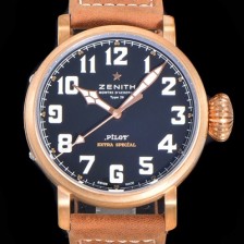 SA급 제니스 남성용 파일럿 29.2430.679/21.C753 타입 20 애드벤쳐 브론져제질 오토매틱 9015무브 45미리 가죽시계 블랙다이얼 ZEN72816 xx