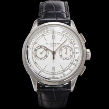 SA급 파텍필립 남성용 컴플리케이션 5170G 크로노그래프 오토매틱 7750 타입 39mm 가죽줄 화이트 다이얼 pat2205 xx