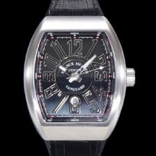 SA급 프랭크뮬러 남성용 V 45 SC DT 뱅가드 2824 므브먼트 오토매틱 44미리 러버밴드 블랙다이얼 FRA71134 xx