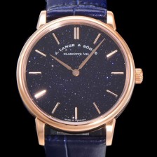 SA급 아랑게운트죄네 남성용 색소니아 씬 211.033 랑게 39미리 18k 로즈골드 블랙 다이얼 오토매틱 무브먼트 LAN40884 xx