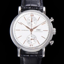 SA급 아이더블유씨 남성용 포르토피노 IW391406 화이트 다이얼 39미리 악어가죽 7750 오토매틱 무브먼트 IWC76293 xx
