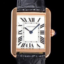SA급 까르띠에 여성용 신상 탱크 W5200005 악어가죽  31mm 로즈골드 화이트 다이얼 쿼츠므브먼트 CAR01572 xx