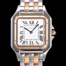 SA급 까르띠에 여성용 판테르 WSPN0007 37mm 메탈줄 18k 로즈골드 화이트다이얼 쿼츠므브먼트 car81790 xx