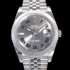 SA급 로렉스 남성용 904L스틸!! 2022신형 데이저스트 41mm II m126334 그레이 다이얼 로마인덱스 스틸 브레이슬릿 신형 Cal.3235 오토매틱 무브먼트 ROL06117 xx