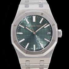 SA급 오데마피게 남성용 로얄오크 15510 오토매틱 Cal.4302타입 메탈줄 그린다이얼  aud9115 xx