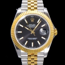 SA급 로렉스 남성용 904L스틸!! 2022신형 데이져스트 41mm II 126333 !! 18K 옐로골드 블랙 다이얼 브레이슬릿 신형 Cal.3235 오토매틱 무브먼트 ROL09330 xx