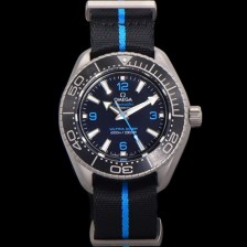 SA급 오메가 남성용 딥다이버신상 시마스터 6000M 울트라 딥 티타늄 45mm 나일론천 블랙다이얼 omg9153 xx