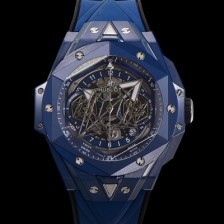 SA급 휴블렛 남성용 위블러 빅뱅 상블루 오토매틱 HUB1240타입 풀세라믹 블루메직 45mm 우레탄줄 블루다이얼  hub9519 xx