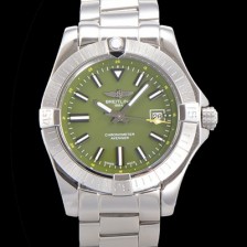 SA급 브라이틀링 남성용 어벤져 오토매틱 아시안 2836-2 타입 43mm 스틸 메탈시계 그린다이얼 bre5991 xx