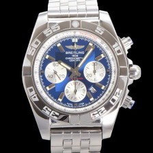 SA급 브라이틀링 남성용 크로노맷 오토매틱 크로노그래프 ETA7750-2타입 44mm 매탈줄 블루다이얼 bre1121 xx