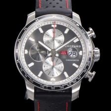 SA급 쇼파드 남성용 밀러 밀가리아 Ref.168571 오토매틱 크로노그래프 아시안 7750-2타입 44mm 가죽줄 그레이다이얼   cho1351 xx