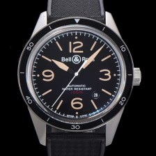 SA급 벨앤로즈 남성용 빈티지  BR V2-92 스틸 해리티지 ETA2836-2 타입 오토매틱 41mm 우레탄줄 블랙다이얼 bel5131 xx