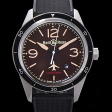 SA급 벨앤로즈 남성용 빈티지  BR 123 Falcon ETA2836-2 타입 오토매틱 41mm 우레탄줄 브라운다이얼 bel1125 xx