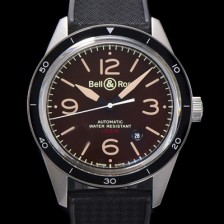 SA급 벨앤로즈 남성용 빈티지 BR V2-92  스틸 해리티지 ETA2836-2 타입 오토매틱 41mm 우레탄줄 브라운다이얼 bel9912 xx