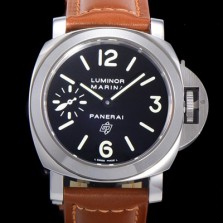 SA급 파네라이 남성용 루미노르 PAM00634 오토매틱 6497-2 타입 44mm  로고 블랙다이얼 소가죽 스트랩 pan5193 xx