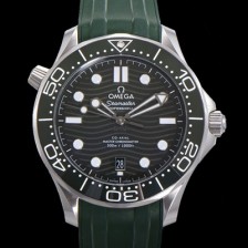 SA급 오메가 남성용 신상출시! 210.32.42.20.10.001 씨마스터 다이버 300M 코-액시얼 마스터 크로노미터 오토매틱 Cal.8800 타입 42mm 메탈줄 그린다이얼 omg3129 xx