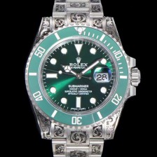 SA급 로렉스 남성용 서브마리너 오토매틱 Cal.3135 타입 40mm 904L메탈+무늬 그린다이얼 rol1923 xx