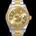 SA급  로렉스 남성용 스카이더웰러 오이스터 퍼페츄얼 오토매틱 Cal.9001타입 42미리 18K 옐루골드 투톤콤비매탈줄 골드다이얼 rol5291 xx