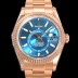 SA급  로렉스 남성용 스카이더웰러 오이스터 퍼페츄얼 오토매틱 Cal.9001타입 42미리 18K 로즈골드 블루 다이얼 rol5296 xx