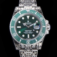 SA급 로렉스 남성용 서브마리너 오토매틱 Cal.3135 타입 40mm 904L메탈+무늬 그린다이얼  rol5191 xx