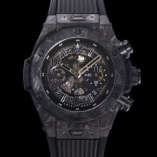 SA급 휴블렛 남성용 빅뱅 유니코 풀카본 제질 오토매틱 Hub1242 타입 45mm 러버우레탄줄 스켈래톤다이얼  hub1129 xx