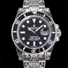 SA급 로렉스 남성용 서브마리너 오토매틱 Cal.3135 타입 40mm 904L메탈+무늬 블랙다이얼 rol3259 xx