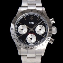 SA급 로렉스 남성용 1965년 모델  클래식 코스모그래프 데이토나  Ref.6239 수동감기/기계식 37mm 스크류 다운 푸셔 메탈줄 블랙다이얼 rol1951 xx