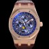 SA급 오데마피게 남성용 로얄오크 퍼펙츄얼 캘린더 41mm 오토매틱 T5134 타입 18K로즈골드 가죽줄 블루다이얼  aud1253 xx