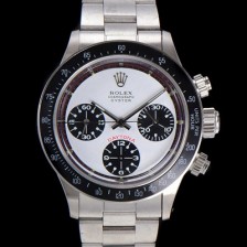 SA급 로렉스 남성용 1965년 모델 클래식  코스모그래프 데이토나   Ref.6241 수동감기/기계식 37mm 스크류 다운 푸셔 메탈줄 화이트다이얼 rol2151 xx