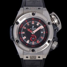 SA급 휴블렛 남성용 빅뱅 킹 파워 오세아노그래픽 오토매틱 Hub1400 티타늄제질 48mm 러버우레탄줄 블랙다이얼  hub5192 xx