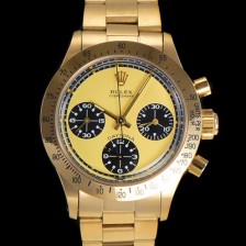 SA급 로렉스 남성용 1965년 모델 클래식  코스모그래프 데이토나  Ref.6239 수동감기/기계식 37mm 18K옐루골드 스크류 다운 푸셔 메탈줄 골드다이얼 rol5191 xx