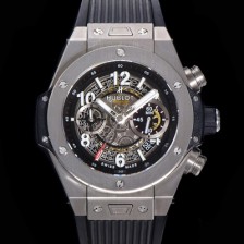 SA급 휴블렛 남성용 빅뱅 유니코 티타늄 45mm 오토매틱 HUB1280 타입 러버줄 스켈래톤 다이얼  hub1953 xx