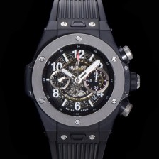 SA급 휴블렛 남성용 빅뱅 유니코 45mm 오토매틱 HUB1280 타입 PVD재잴 러버줄 스켈래톤 다이얼  hub5991 xx