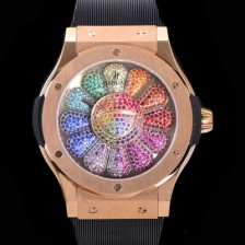 SA급 휴블렛 남성용 신형버전 클래식 퓨전 45mm 오토매틱 Hub1214 타입 18K 로즈골드 우레타줄 PVD코팅케이스 무늬다이얼 hub2931 xx