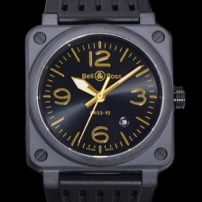 SA급 벨앤로즈 남성용시계 BR03 오토매틱 미요타 9015타입 세라믹케이스 42mm 러버줄 블랙다이얼 bel8462 xx