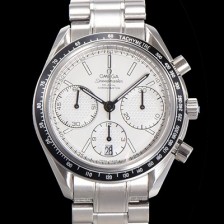 SA급 오메가 남성용시계 뉴 레이싱 크로노 스프드마스터 레이싱 크로노그래프 오토매틱 ETA7750-2 타입 40mm 메탈줄시계 화이트다이얼 omg8622 xx