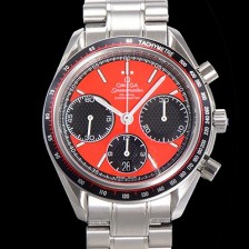 SA급 오메가 남성용시계 뉴 레이싱 크로노 스프드마스터 레이싱 크로노그래프 오토매틱 ETA7750-2 타입 40mm 메탈줄시계 래드다이얼 omg8486 xx