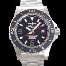 SA급 브라이틀링 남성용 슈퍼오션 오토매틱 ETA2824-2 44mm 메탈줄 블랙다이얼 bre0286 xx