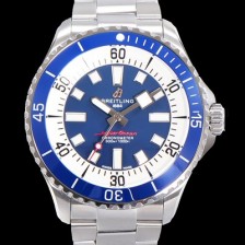 SA급 브라이틀링 뉴 다이버워치 남성용 슈퍼오션 44mm 오토매틱 ETA2824-2 타입 크로노미터 메탈줄 세라믹베젤 블루다이얼 bre0268 xx