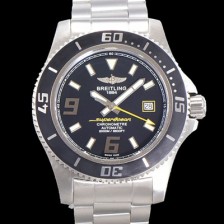 SA급 브라이틀링 남성용 슈퍼오션 오토매틱 ETA2824-2 44mm 메탈줄 블랙다이얼 bre4622 xx