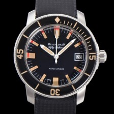 SA급 블랑팡 남성용 1:1수제공정형 피프티패덤스 오토매틱 ETA2836-2 타입 45mm 우레탄줄 세라믹 블랙다이얼  bla80792 xx