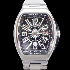 SA급 프랭크뮬러 남성용 뱅가드 오토매틱 ETA2824 타입 45mm 메탈줄 블랙다이얼 fra4469 xx