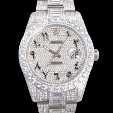 SA급 로렉스 남성용 수제공정형 다이아 튜닝 데이져스트 오토매틱 ETA 2824-2 41mm 보석다이얼 rol02344 xx