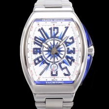 SA급 프랭크뮬러 남성용 뱅가드 오토매틱 ETA2824 타입 45mm 메탈줄 화이트다이얼 fra8242 xx