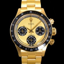SA급 로렉스 남성용 1965년 모델 클래식  코스모그래프 데이토나  Ref.6239 수동감기/기계식 37mm 18K옐루골드 스크류 다운 푸셔 메탈줄 골드다이얼 rol09246 xx