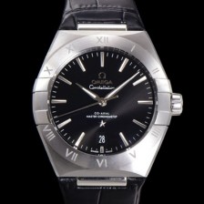 SA급 오메가 남성용 1:1수제공정! 무브UP 컨스틸레이션 코-엑시얼 마스터 오토매틱 Cal.8900타입 41mm  가죽/우레탄 믹스 그레이다이얼  omg44298 xx