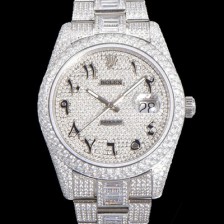 SA급 로렉스 남성용 수제공정형 다이아 튜닝 데이져스트 오토매틱 ETA 2824-2 41mm 보석다이얼 rol64262 xx