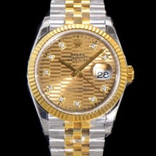 SA급 로렉스 남성용 904L스틸!! 2023신형 데이져스트 36mm II M126233 !! 18K 옐로골드 골드다이얼 브레이슬릿 신형 Cal.3235 오토매틱 무브먼트 ROL29322 xx