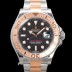 SA급 로렉스 남성용 2022신형! 요트마스터 로즈골드 m126622 투톤콤비 40미리 Cal.3235 오토매틱 무브먼트 블랙 다이얼 ROL35156 xx