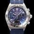 SA급 브라이틀링 남성용 크로노맷 B01 오토매틱 ETA7750-2 타입 42mm 금장시계 우레탄줄 블루 다이얼 bre95034 xx